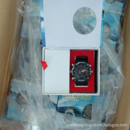 Spy Camera Watch/Covert Security Camera with Built-in Rechargeable Battery Memory up to 16GB